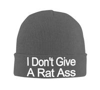 Bonnet Tricoté Je M'En Fous Complètement Knit Beanie Classics Bonnet d'hiver Doux Beanie Hat pour Randonnée Camping Running