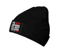 Bonnet Tricoté Je Ne Discute Pas, J'Explique Simplement Pourquoi J'Ai Raison. Beanie Hat Respirant Knit Beanie Classics Bonnet d'hiver pour Peche Ski Randonnée