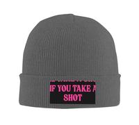 Bonnet Tricoté Je Prends Un Verre Si Tu en Prends Un. Coupe-Vent Tricoter Chapeau Unisexe Chapeau Tricoté pour Adultes Cyclisme Ski