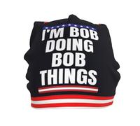 Bonnet Tricoté Je suis Bob, Je Fais des Trucs De Bob, C'est Marrant. Bonnet d'hiver Respirant Knit Beanie Élastique Beanie Hat pour Cyclisme Camping Running