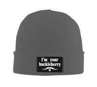 Bonnet Tricoté Je suis Ton Huckleberry Doux Bonnet Hiver Chaud Tricot Classique Chapeau d'hiver Tricoté pour Cyclisme Femme Sports