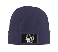 Bonnet Tricoté Jésus Sauve Mon Frère Extensible Tricoter Chapeau Slouch Chapeau Tricoté pour Adultes Cyclisme Sports