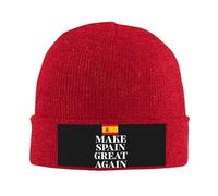 Bonnet tricoté « Make Spain Great Again », bonnet chaud d'hiver, taille 65