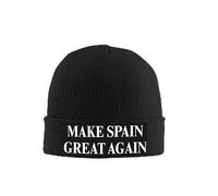 Bonnet tricoté Make Spain Great Again, chapeau d'hiver chaud et doux