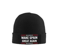 Bonnet tricoté Make Spain Great Again, chapeau d'hiver chaud et doux