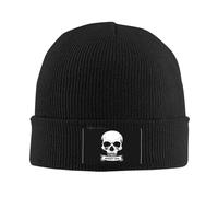 Bonnet Tricoté Memento Mori Crâne Souviens-Toi De La Mort Doux Bonnet Chapeau Tricot Extensible Beanie Hiver pour Sports Adultes Cyclisme