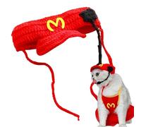 Bonnet tricoté mignon pour animaux de compagnie - 12 cm drôle, chapeau de cosplay pour animaux de compagnie pour chiens et chats, coiffe en tissage doux | Accessoire pratique pour costumes de fête c