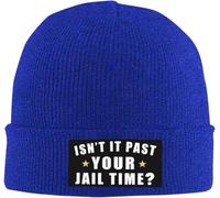 Bonnet Tricoté n'est-Il Pas Trop Tard pour Vous ? Bonnet d'hiver Moderne Knit Beanie Stretchy Beanie Hat pour Peche Cyclisme Camping