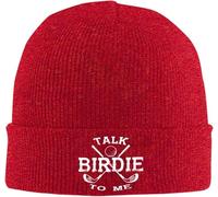 Bonnet Tricoté Parle-Moi Birdie Knit Beanie Stretchy Bonnet d'hiver Respirant Tricoté Chapeau pour Peche Cyclisme Camping