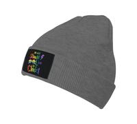 Bonnet Tricoté Personne Ne Devrait Vivre dans Un Placard LGBT-Q Gay Pride Fier Allié Bonnets Chapeaux Respirant Hiver Chimio Bonnet, pour Sport, Ski, Sommeil, 56-62cm