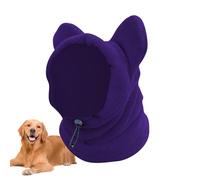 Bonnet tricoté pour chien - Bonnet pour animaux de compagnie pour températures froides - Coupe-vent - Pour activités d'hiver en plein air - Accessoire de costume de vacances pour camping et randonnée