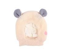 Bonnet tricoté pour chiens de taille moyenne et grande - Bonnet d'hiver chaud et extensible pour labrador, bouledogue français, chiens de taille XL, couvre-chef doux pour animaux de compagnie (beige)