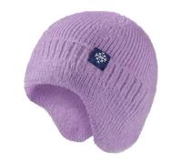 Bonnet tricoté pour femme - En polaire chaude - Bonnet de course - Bonnet doublé - Doux et chaud - Pour l'hiver - Coupe-vent - Pour homme - Surdimensionné - Pour l'hiver, Violet 01., taille unique