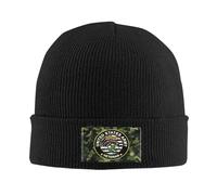Bonnet Tricoté Rqwaaed, Vétéran du 1Er Bataillon De L'Armée Américaine Chaud Tricoter Chapeau Extensible Chapeau Tricoté pour Cyclisme Ski Femme