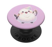 Bonnet tricoté Shima Enaga « Japanese Snow Fairy » PopSockets PopGrip Adhésif