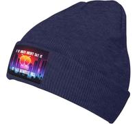 Bonnet Tricoté Si Je Ne Le Dis Pas De Bouche À Oreille, Mon Visage Le Dira Assurément. Bonnet d'hiver Classics Knit Beanie Respirant Tricoté Chapeau pour Peche Camping Running
