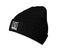 Bonnet Tricoté Si Je Ne Peux Pas Le Réparer, Ce n'est Pas Cassé Chaud Knit Beanie Douillet Casquette Docker pour Femme Plein Air Ski