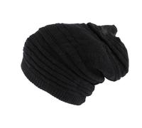 Bonnet Tube noir uni Jaica Rasta Nyls Création - Noir - Taille unique