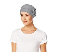 Bonnet turban Lotus - Gris - Taille Unique