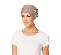 Bonnet turban Lotus Taille unique Gris
