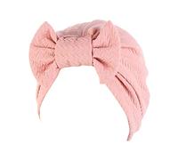 Bonnet turban pour femme musulmane à l'arc - Écharpe enveloppante pour père - Look partenaire, Rose, taille unique
