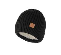 Bonnet Unisexe Bicolore en Maille, doublé de Fourrure for Plus de Chaleur, Style décontracté, idéal for l'hiver(Mz004-3)