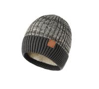 Bonnet Unisexe Bicolore en Maille, doublé de Fourrure for Plus de Chaleur, Style décontracté, idéal for l'hiver(Mz004-1)