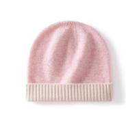 Bonnet Unisexe Chaud en Maille épaisse à Blocs de Couleur, idéal for l'automne et l'hiver, Parfait for Les Sports de Plein air.(Fensejiaqingrong)