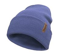 Bonnet Unisexe Doux au Toucher pour Femme ou Bonnet en Tricot Slouch Bonnet laineux d'hiver Chaud