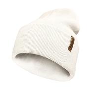 Bonnet Unisexe Doux au Toucher pour Femme ou Bonnet en Tricot Slouch Bonnet laineux d'hiver Chaud
