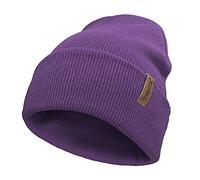 Bonnet Unisexe Doux au Toucher pour Femme ou Bonnet en Tricot Slouch Bonnet laineux d'hiver Chaud