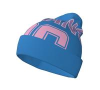 Bonnet Unisexe en Maille Torsadée,Imprimé de Symboles de Dessins Animés,Coupe-Vent et Chaud,pour Les Raquettes,Les Randonnées Hivernales et Les Aventures en Plein Air.Coupe Confortable. 6 One Size