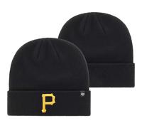 Bonnet unisexe MLB 47 pour adulte, bonnet revers, logo principal, couleur de l' quipe, taille unique (Pittsburgh Pirates, noir)