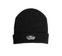 Bonnet Vans Classique femme noir - logo brodé, tissu côtelé élastique Taille unique