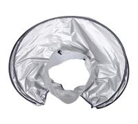 Bonnet Vapeur Capillaire pour Tête, Polyester Argenté, Usage Salon Spa | Conservation de Chaleur, Usage Allongé sans Intervention Manuelle, Absorption du Soin, pour Coiffure Professionnelle