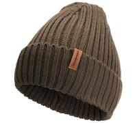 Bonnet Woolpower Beanie Rib université vert pin