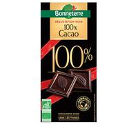 BONNETERRE Chocolat noir Dégustation 100% Cacao 70G Bio -