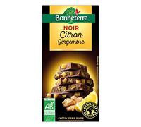 Bonneterre - Tablette Chocolat Noir Citron Gingembre 100G - Vendu par unité