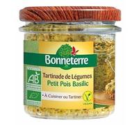 BONNETERRE - Tartinade de légumes Petit pois basilic 135g - Vente à l'unité - meilleure offre