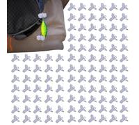 Bonnets À Crochet De Pêche | Caps De Sécurité des Atouts 100pcs | De Couverture De Protection des Aiguilles | Secure du Stockage De Stockage De Tacle | Accessoire À Pêcheur pour Voyages De Coulé