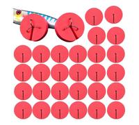 Bonnets à crochets triples 30 Pack - Couvertures de crochet de pêche, boîtier de protection | Kit d'accessoires de pêche en eau douce Hook Protector, capuchons de sécurité à pêche à la ligne de garde-