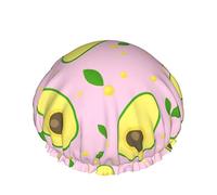 Bonnets de bain d'avocat mignons pour enfants bonnet de cheveux bonnets de douche réutilisables bonnet de cheveux de douche doux et élastique pour cheveux longs cheveux courts cheveux bouclés