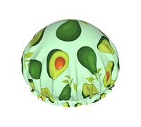 Bonnets de bain d'avocat mignons pour enfants bonnet de cheveux bonnets de douche réutilisables bonnet de cheveux de douche doux et élastique pour cheveux longs cheveux courts cheveux bouclés