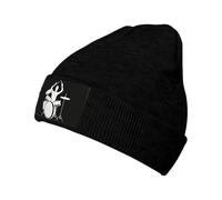 Bonnets de batteur pour hommes et femmes Chapeaux tricotés Bonnets d'hiver Bonnets en tricot pour hommes et femmes Chapeaux chauds, Noir , Taille unique