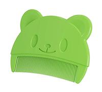 Bonnets de berceau pour nouveau-né Peigne de nettoyage Forme d'ours Voyage Coiffage de cheveux pour bébé tout-petit Bain Massage Infant Kit de soins pour bébé