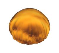 Bonnets de douche avec une double couche d'herbe dorée qui maintient bien vos cheveux, que ce soit pendant la douche ou le bain.