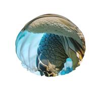 Bonnets de douche Big Sea Turtle avec une double couche de, maintiennent bien vos cheveux, que ce soit pendant la douche ou le bain.