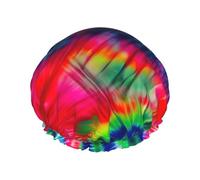 Bonnets de douche colorés avec une double couche de, maintiennent bien vos cheveux, que ce soit pendant la douche ou le bain.