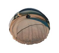 Bonnets de douche en avion avec une double couche, maintiennent bien vos cheveux, que ce soit pendant la douche ou le bain.