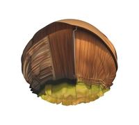 Bonnets de douche en bois avec une double couche qui maintient bien vos cheveux, que ce soit pendant la douche ou le bain.